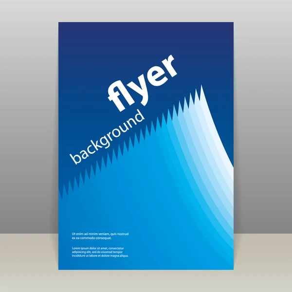 Flyer oder Coverdesign mit abstraktem Muster — Stockvektor