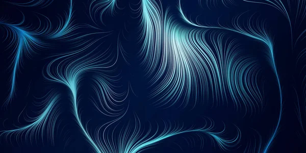 Абстрактный Геометрический Фоновый Дизайн Стиле Модерн Металл Blue Lit Flowing — стоковый вектор