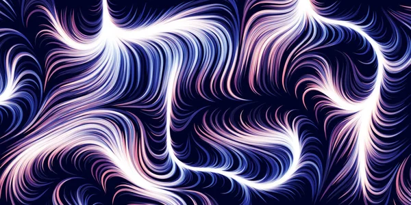 Geometric Background Design Colorful Bright Flowing Spreading Curving Lines Pattern — 스톡 벡터