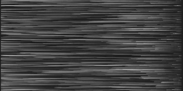 ダークブラックとホワイトの水平方向の縞模様の表面 デジタル生成された抽象的な背景を編集可能なベクトル形式で — ストックベクタ