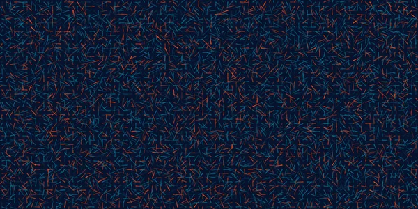 Abstraktes Blaues Und Rotes Random Short Lines Hintergrunddesign Muster Editierbaren — Stockvektor