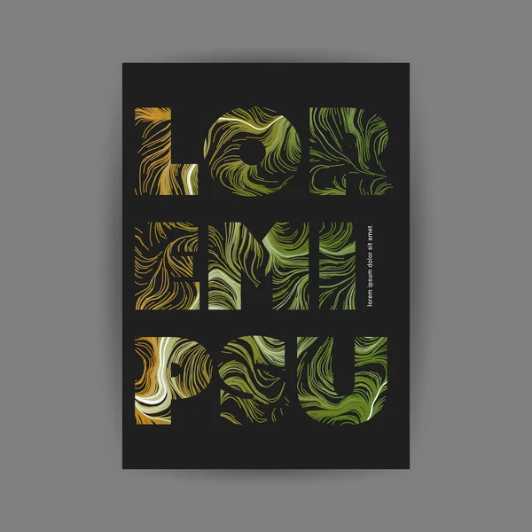 Folheto Abstrato Estilo Moderno Design Capa Para Seu Negócio Com — Vetor de Stock