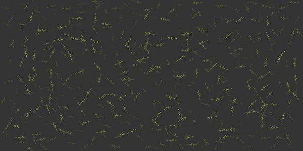 Líneas Cortas Aleatorias Color Verde Neón Abstracto Fondo Oscuro Diseño — Vector de stock
