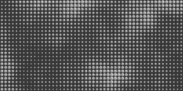 各种尺寸斑点的深黑色和白色图案 带有灰度生成艺术的随机阴影的几何马赛克纹理 矢量背景设计 — 图库矢量图片