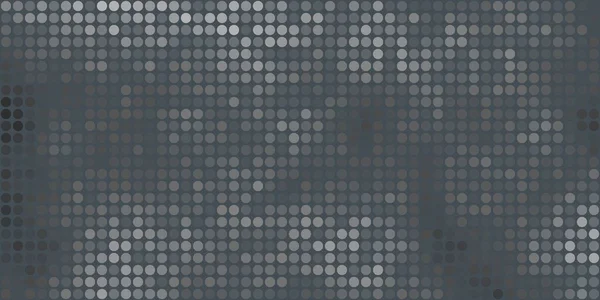 Abstraktes Dunkles Schwarz Weiß Pixelmuster Mit Zufälligen Grautönen Geometrische Mosaik — Stockvektor