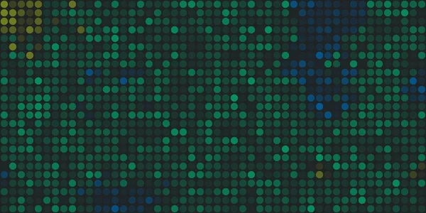 Modèle Abstrait Pixels Tachetés Bleu Foncé Vert Texture Géométrique Mosaïque — Image vectorielle