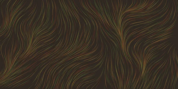 Dunkel Geschwungene Vertikal Fließende Streifenlinienmuster Digital Generierter Abstrakter Hintergrund Modernen — Stockvektor