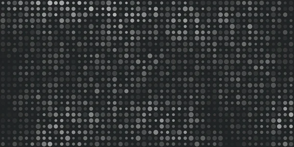 要旨濃い黒と白の斑点のピクセルパターンとランダムな灰色の色合い 幾何学的モザイクテクスチャ 生成アート ベクトル背景 — ストックベクタ