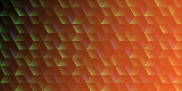 Minimalist Colorful Lit Cubes Pattern Editable Abstract Background Design Modern — Stok Vektör