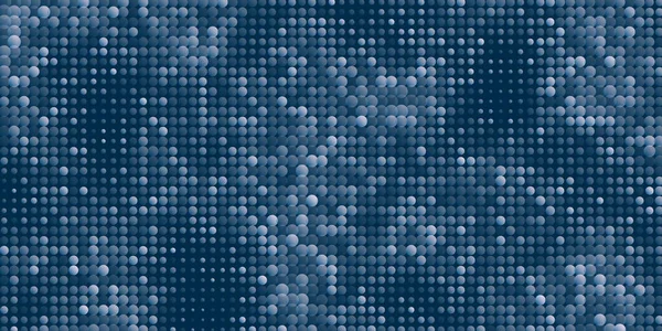 Abstraktes Blaues Und Graues Fleckenmuster Geometrische Mosaiktextur Mit Kugeln Generative — Stockvektor