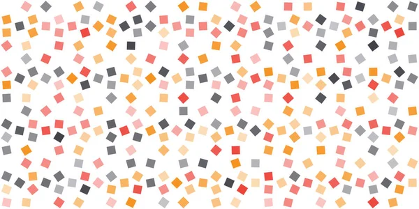 Retro Style Kleurrijke Repetitieve Pleinen Patroon Textuur Witte Achtergrond Design — Stockvector