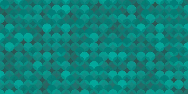 Abstract Dark Green Spotted Pattern Overlapped Geometric Mosaic Texture Generative — Vetor de Stock