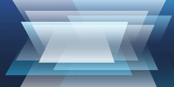 蓝色和灰色三维几何形状 多质点摘要背景设计模板 适用于网络 技术或科学的向量 存在基础 招贴画 覆盖或小册子 — 图库矢量图片