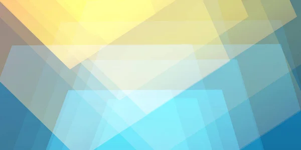 Yellow Blue Geometric Shapes Multi Purpose Abstract Background Design Template — Vettoriale Stock