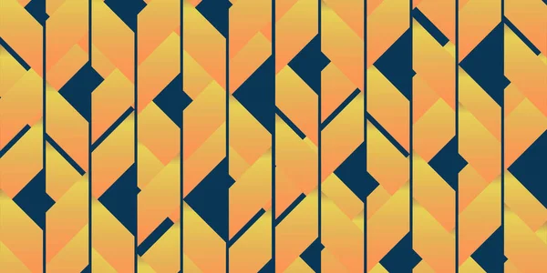Colorful Abstract Retro Style Geometric Mosaic Background Design Illustration Editable — стоковый вектор