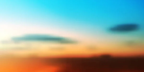 Colorful Abstract Blurry Image Cloudy Sky Sunset Wide Scale Background — стоковий вектор