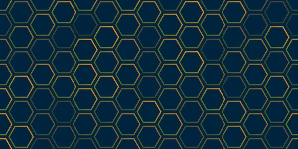 Dark Wallpaper Achtergrond Flyer Cover Design Voor Bedrijf Hexagonal Grid — Stockvector