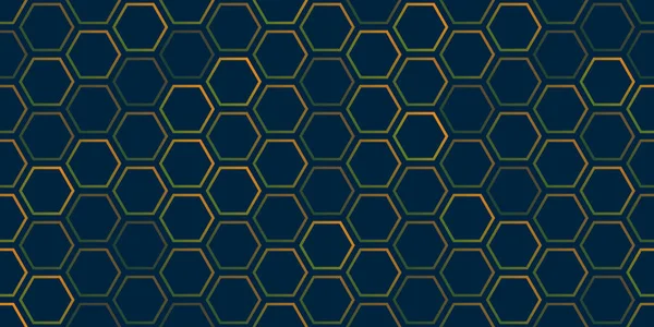 Dark Wallpaper Background Flyer Cover Design Your Business Hexagonal Grid — ストックベクタ