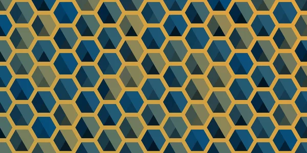 Retro Style Wallpaper Background Flyer Cover Design Your Business Hexagons — ストックベクタ
