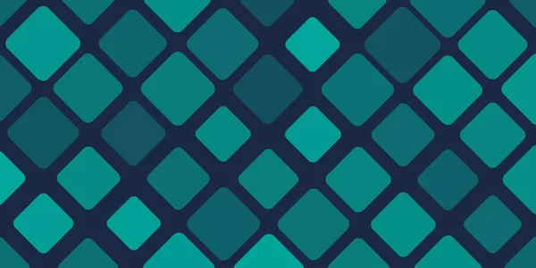 Dark Squares Various Sizes Shades Green Geometric Mosaic Pattern Abstract — Stock Vector