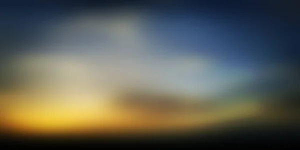 Imagen Borrosa Abstracta Colorida Cielo Nublado Atardecer Cierre Nocturno Plantilla — Vector de stock