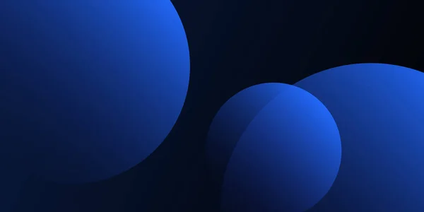 Blue Balls Modern Style Minimalist Abstract Background Design Template Copyspace — Image vectorielle