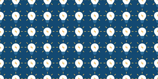 Bir sürü Basit Minimalist Parlayan Ampuller - Mavi Arkaplan Tasarımı Deseni, Web ve Teknoloji için Geniş Ölçeksiz Doku - Düzenlenebilir Vektör Biçiminde Görüntü