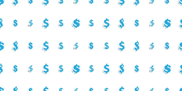 Fond Sans Couture Avec Beaucoup Papier Bleu Couper Des Signes — Image vectorielle