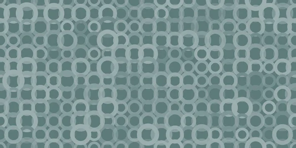 Abstract Grey Pattern Overlapped Geometric Mosaic Texture Various Sizes Circles — Stockvector