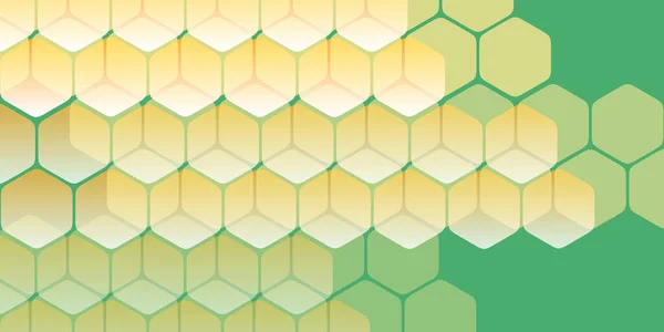 Цветной Минималистский Прозрачный Перекрывающийся Кубический Узор Современный Стиль Шестиугольная Текстура — стоковый вектор