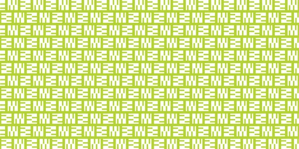 Abstract Geometric Shapes Pattern Checkered Retro Style Texture Light Green — Wektor stockowy