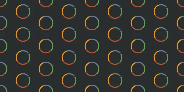 Abstrakcyjny Geometryczny Wzór Tła Wiele Kolorowych Pierścieni Szablon Edytowalnym Formacie — Wektor stockowy