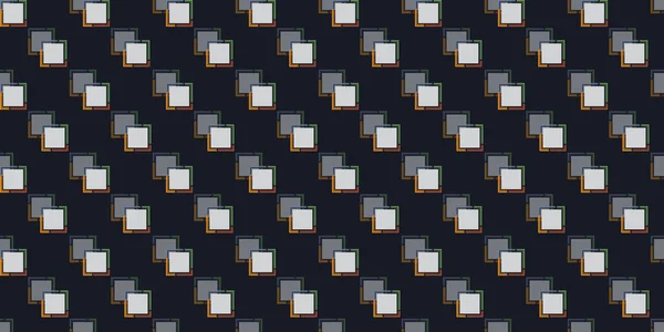 Abstract Geometric Background Design Rows Many Colorful Rectangular Pair Frames — стоковий вектор