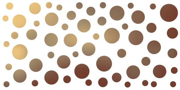 Astratto Brown Spotted Pattern Posti Casuali Varie Dimensioni Texture Con — Vettoriale Stock