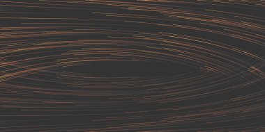 Kahverengi ve Bronz Taşıma, Eğrideki Parçacıkların Akış Akımı, Dalgalı Çizgiler - Dijital Üretilmiş 3D Soyut Çizgili Fütüristik Çizgili Arkaplan Tasarımı, Düzenlenebilir Vektör Biçiminde Üretici Sanat