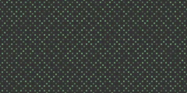 グレーとグリーンの様々な色合いで色付けされた正方形のタイル 幾何学的モザイクパターン 抽象的なベクトル背景デザインテンプレート — ストックベクタ