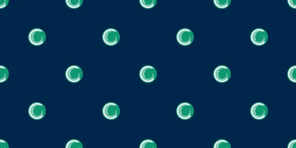 概要ダークブルー幾何学的背景デザイン 多くのグリーンとホワイトの同心円状のハーフサークルパターンの行 編集可能なベクトル形式のテンプレート — ストックベクタ