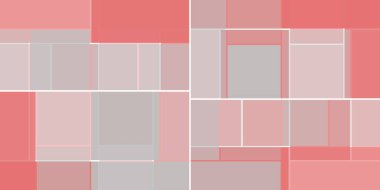 Çeşitli Boyutların Basit Dikdörtgen Döşemeleri, Mor ve Gri Tonları Renkli - Geometrik Şekiller, Geniş Ölçekli Arkaplan Dokusu- Düzenlenebilir Vektör Biçiminde Tasarım Şablonu