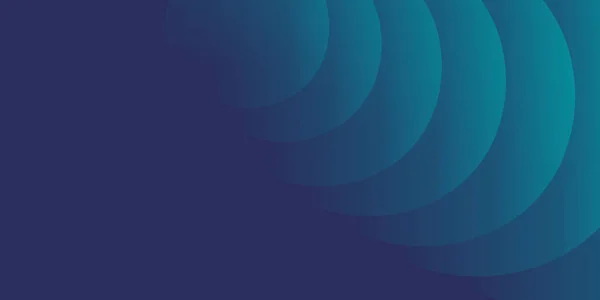 深蓝色波纹 气泡圆形三维几何形状 可编辑矢量格式的圆形背景设计 布告栏 网站设计 — 图库矢量图片