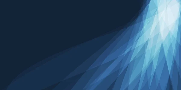 Abstract Dark Blue Header Template Futuristic Gradient Poster Presentation Landing — Stock Vector