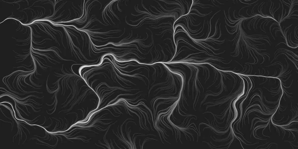 Abstract Modern Style Geometric Background Design Black White Lit Flowing — Archivo Imágenes Vectoriales