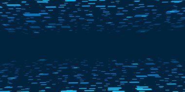 Mavi Koyu 3D Kareler, Üstüste konan Geometrik Şekiller, Örtülü Duvarlar - Soyut Fütüristik Vektör Arkaplan, Doku Tasarımı, Taklit Boşluklu Şablon, Yer, Metinleriniz İçin Yer