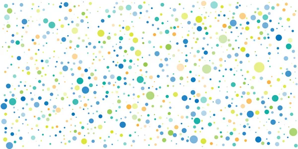 Abstract Colorful Spotted Pattern Random Placed Spots Circles Various Sizes — ストックベクタ