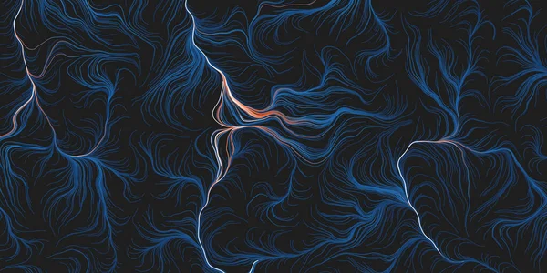 Abstract Dark Modern Style Geometric Background Design Blue Purple Flowing — Διανυσματικό Αρχείο