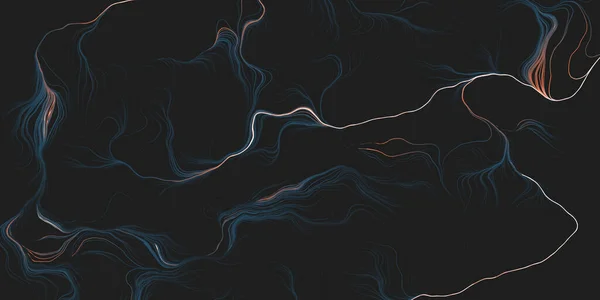 Abstract Dark Modern Style Geometric Background Design Blue Brown Flowing — Διανυσματικό Αρχείο