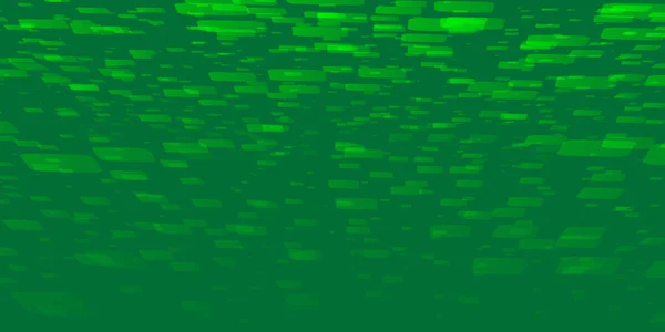 Zielone Ciemne Kwadraty Flowing Nakładanie Kształtów Geometrycznych Abstrakcyjne Futurystyczne Tło — Wektor stockowy