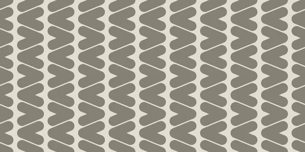 Simple Retro Style Triangles Arrowheads Mosaic Gray Geometric Shapes Pattern — Archivo Imágenes Vectoriales