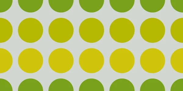 Abstract Yellow Green Spots Various Sizes Pattern Geometric Mosaic Texture — Vetor de Stock