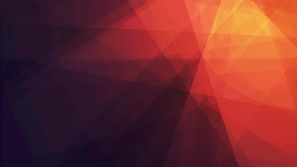 Yellow Red Dark Purple Glowing Triangle Shaped Translucent Overlaying Planes — стоковый вектор