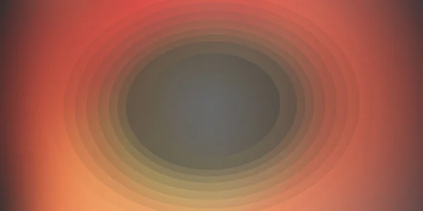 Big Dark Hole Αφηρημένη Minimalist Brown Red Curving Wavy Oval — Διανυσματικό Αρχείο